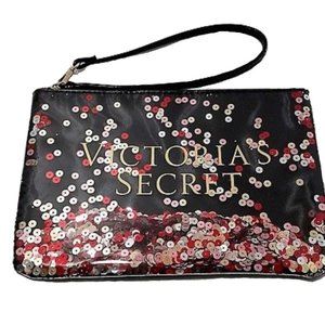 Victoria’s Secret Floating Sequin Wristlet Clutch